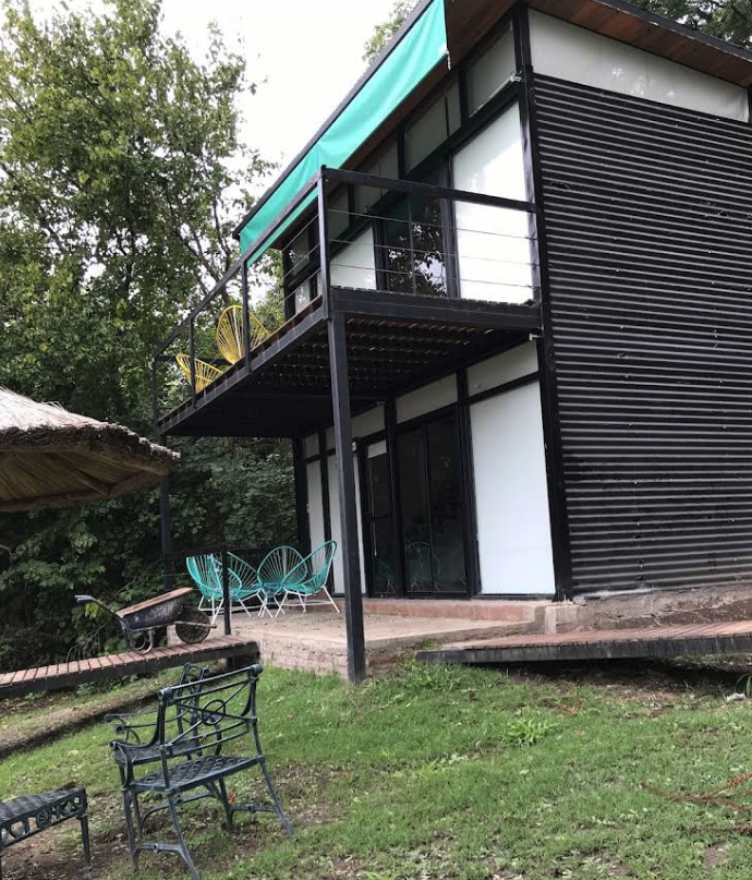 Deck y espacios exteriores - La Delfina Cabañas